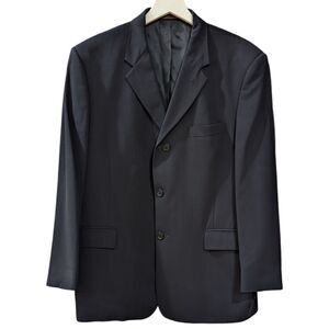 Ted Baker Endurance Mens 38R Navy 100% Wool Three Button Blazer